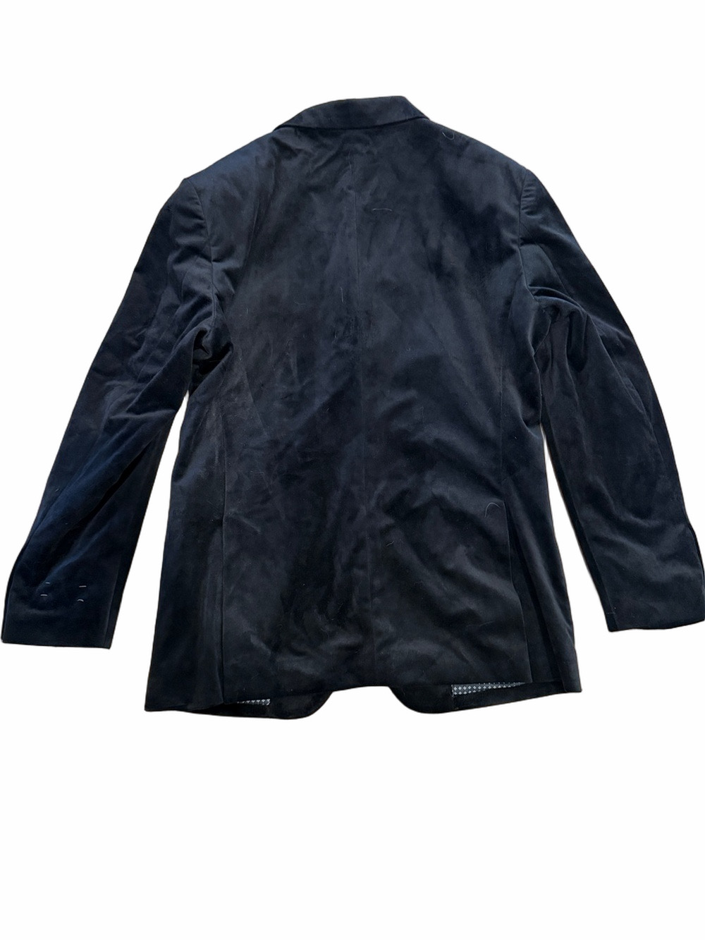 Egara Slim Fit Black Velvet Blazer Size 42 - Picture 3 of 3